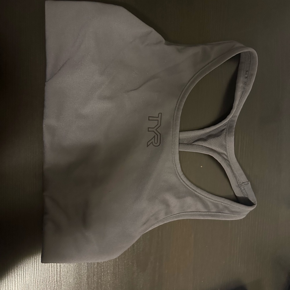 TYR Gray Sports Bra